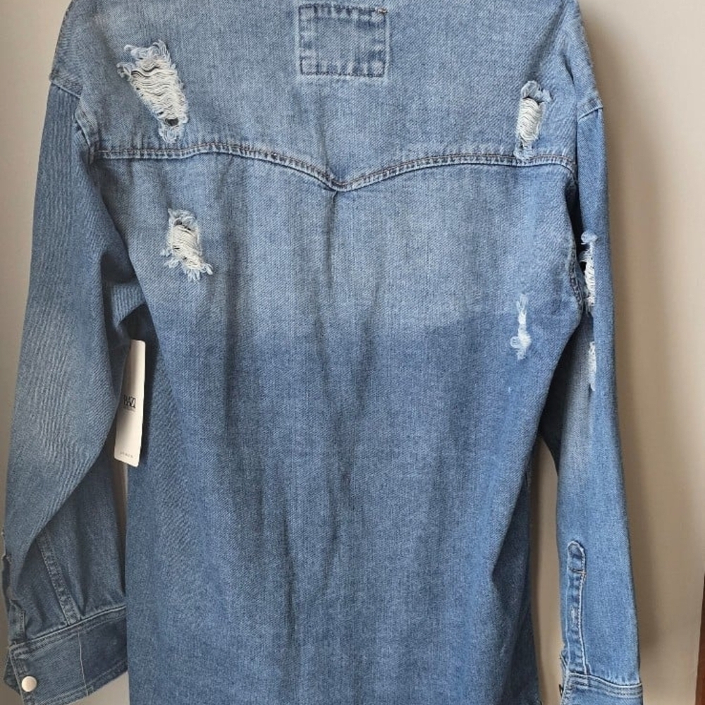 American Bazi Blue Denim Jacket - Picture 4 of 5